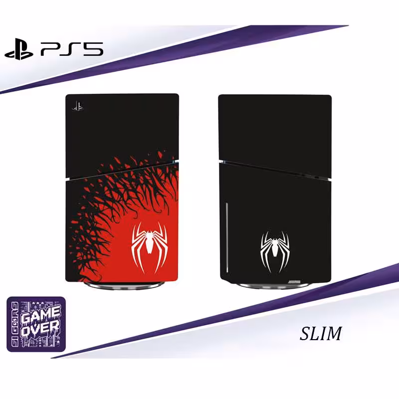 برچسب کنسول PS5 SLIM (GO) طرح SPIDER