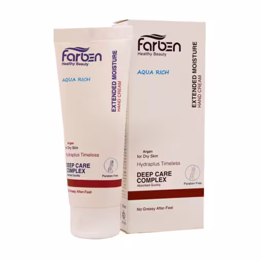 کرم آبرسان دست فاربن حاوی روغن آرگان ا Farben Argan Oil Hand Cream For Dry Skin 75ml