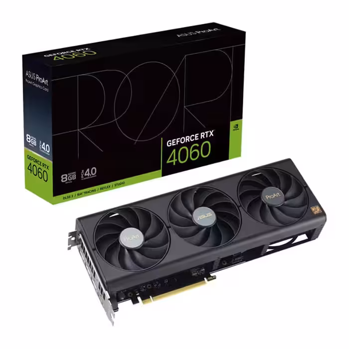 کارت گرافیک ایسوس سری ProArt مدل GeForce RTX 4060 با ظرفیت 8 گیگابایت