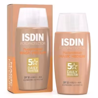 ضد آفتاب ایزدین مدل فیوژن واتر مجیک رنگ مدیوم spf50