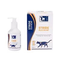 شربت مکمل غضروف و مفاصل گربه مدل stride plus برند TRM تی آر ام 160 میلی