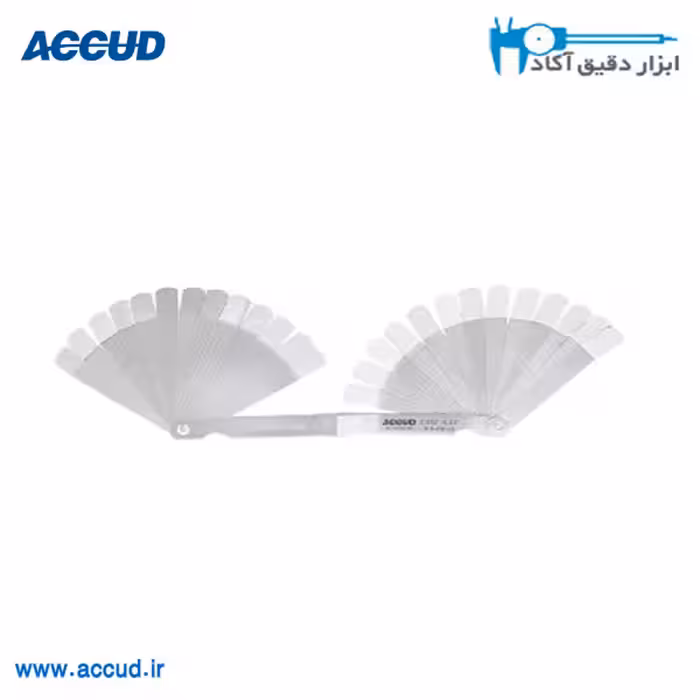 فیلر گیج دو طرفه (سر کج) Accud (آکاد) مدل 919-030-26