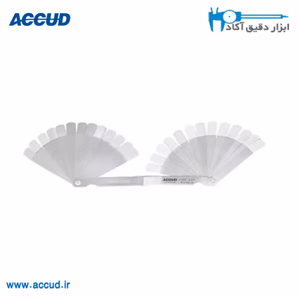 فیلر گیج دو طرفه (سر کج) Accud (آکاد) مدل 919-030-26
