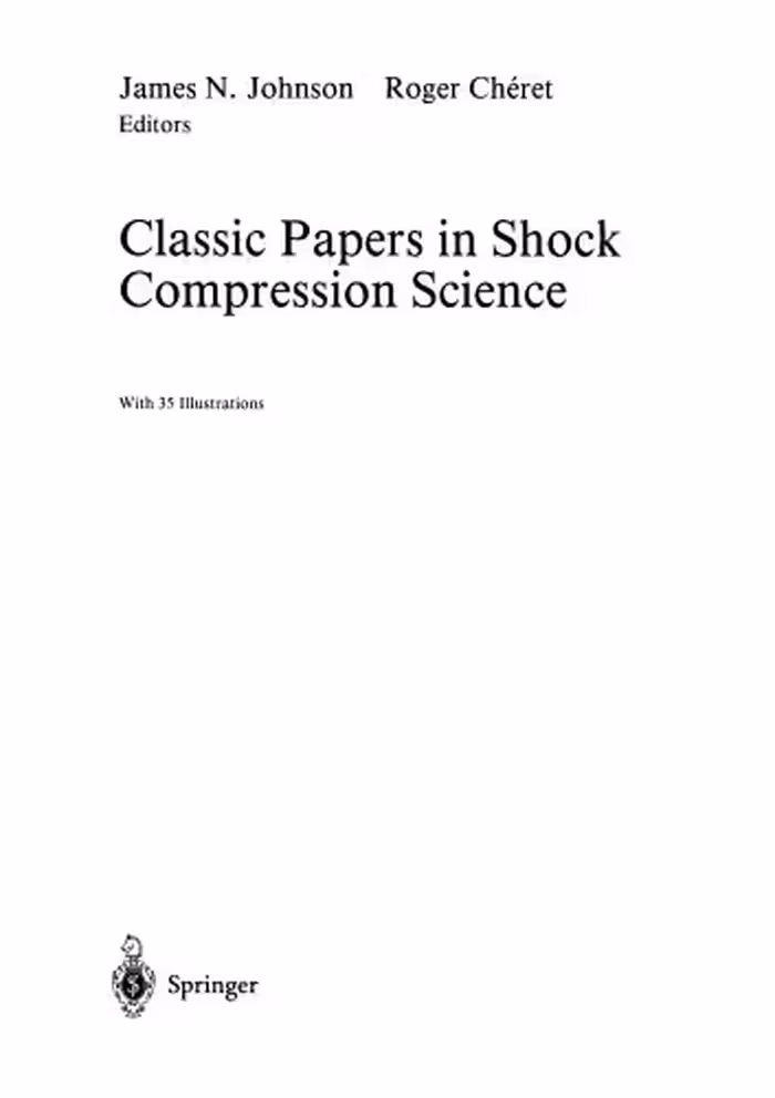 خرید و دانلود نسخه کامل کتاب Classic Papers in Shock Compression Science