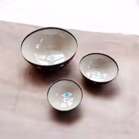 کاسه پلاستیکی مدل Spotty bowl برند هوبی لایف ترکیه در 3 سایز مختلف رنگ قهوه ای و مشکی