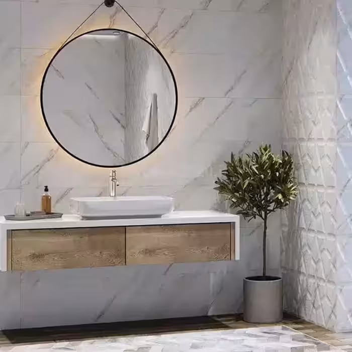 سرامیک برایتون طوسی روشن 100*33 پارس