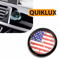 ساعت گرد چسبی طرح پرچم آمریکا