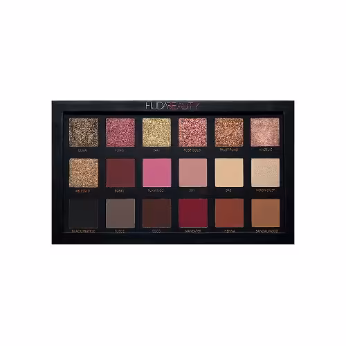 پالت سایه رزگلد تکسچر هدا بیوتی textured shadows HUDA BEAUTY rose gold