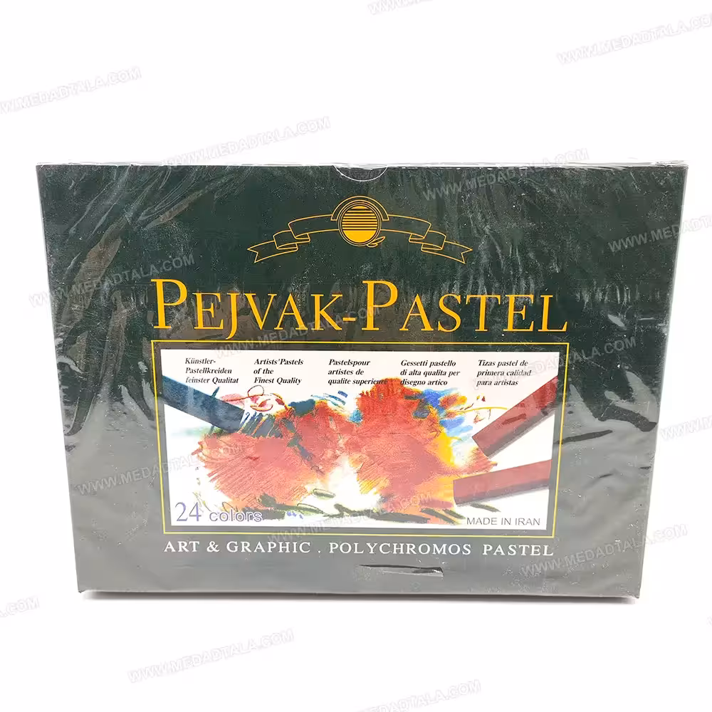 پاستل گچی 24 رنگ پژواک PEJVAK-PASTEL