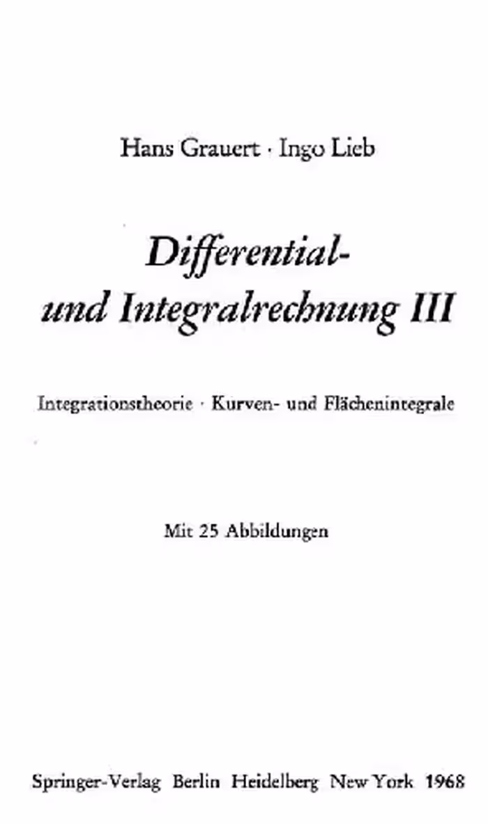 خرید و دانلود نسخه کامل کتاب Differential- und Integralrechnung