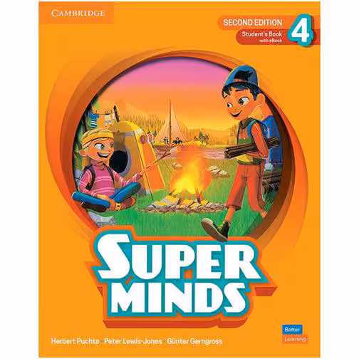 Super Minds 4 (2rd) (SB+WB+DVD)