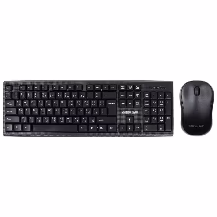 ست کیبورد و موس بی‌سیم گرین‌لاین GNWS24GKEYMBK