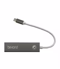 هاب 3 پورت Type C به USB 2.0 همراه پورت LAN بیاند BA-490