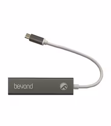 هاب 3 پورت Type C به USB 2.0 همراه پورت LAN بیاند BA-490