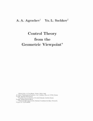 خرید و دانلود نسخه کامل کتاب Control theory from the geometric viewpoint