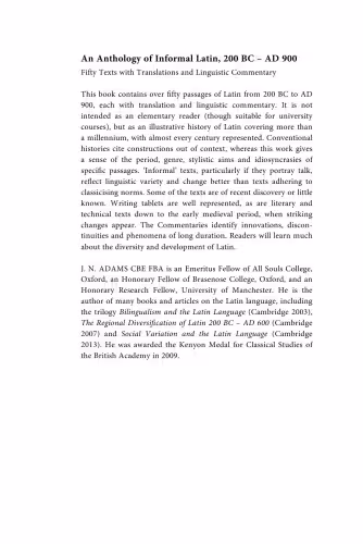 خرید و دانلود نسخه کامل کتاب An Anthology of Informal Latin, 200 BC–AD 900 : Fifty Texts with Translations and Linguistic Commentary