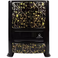 بخاری گازی دودکش دار مروارید سوز طرح گرافیکی مدل 8000