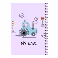 دفتر مشق 80 برگ اس جی مدل تراکتور