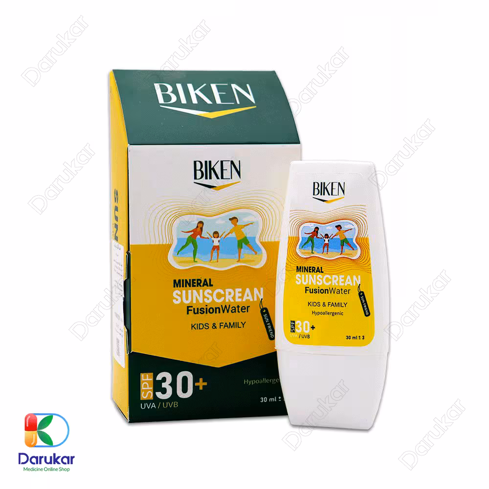 ضد آفتاب کودک فیوژن واتر بیکن SPF30 حجم 30 میلی لیتر