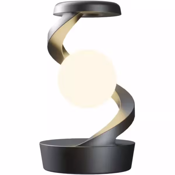 لامپ معلق چرخشی و شارژر وایرلس rotating moon