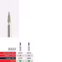 فرز توربین الماسی دسته نقره ای (پالیش کامپوزیت) Flame – 860 BTM - فروشگاه تخصصی دندانپزشکی سپیرا