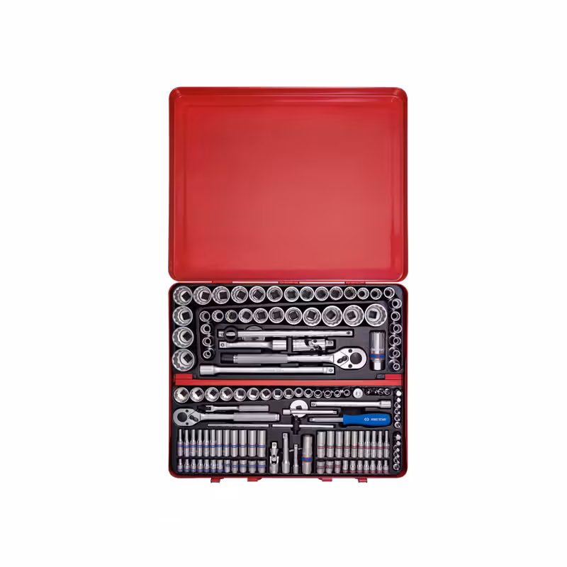 جبعه بکس 1/4 و 3/8 و 1/2 135 عددی کینگ تونی 9033CR KingTony