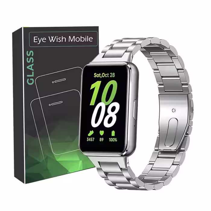 بند آی ویش مدل Steel loop-F3 مناسب برای ساعت هوشمند سامسونگ Galaxy Watch Fit 3