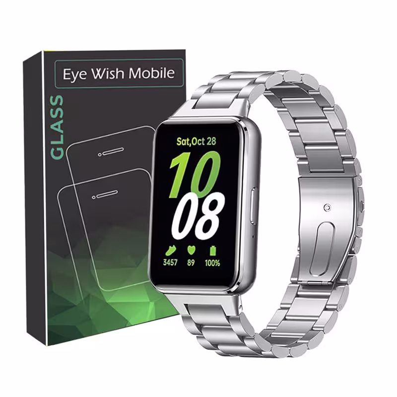 بند آی ویش مدل Steel loop-F3 مناسب برای ساعت هوشمند سامسونگ Galaxy Watch Fit 3