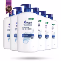6 عدد شامپو ضد شوره هد اند شولدرز Head & Shoulders مدل بازسازی‌ کننده Limpieza Renovadora حجم 1 لیتر (اورجینال)