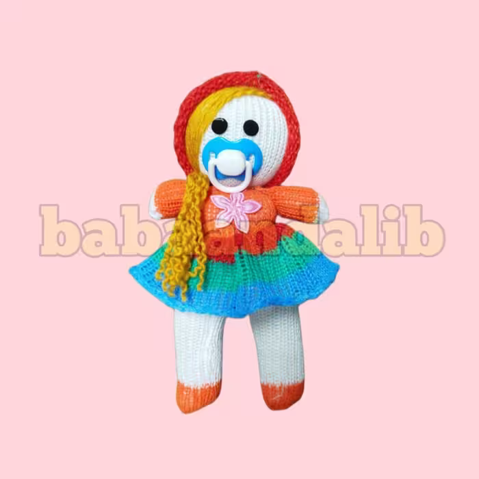 عروسک بافت دختر (25 سانتی)