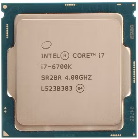 پردازنده تری اینتل مدل Core-i7 6700K با فرکانس 4.0 گیگاهرتز