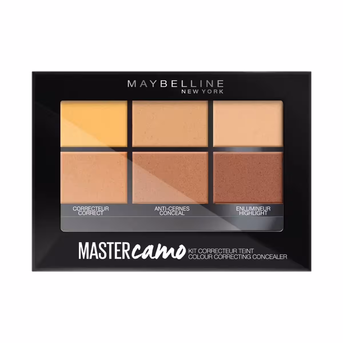 پالت کانسیلر و هایلایتر میبلین 02 Maybelline Mastercamo