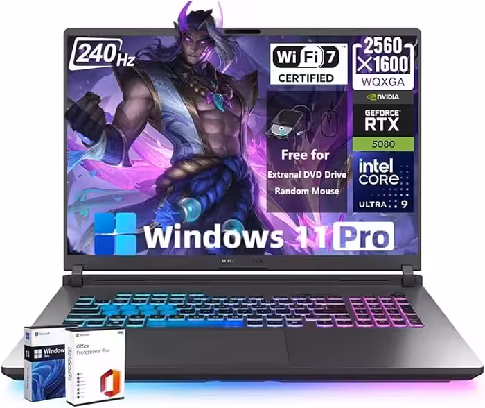 لپ تاپ 18 اینچی گیمینگ ایسوس مدل ROG Strix SCAR 18 2025 G835LW-HE