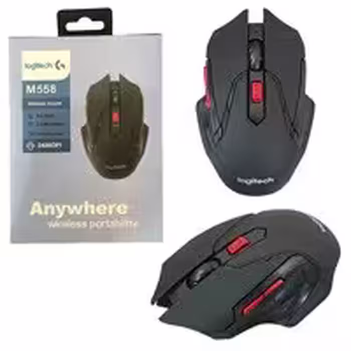 موس بیسیم 6 کلید Logitech M558 2400DPI