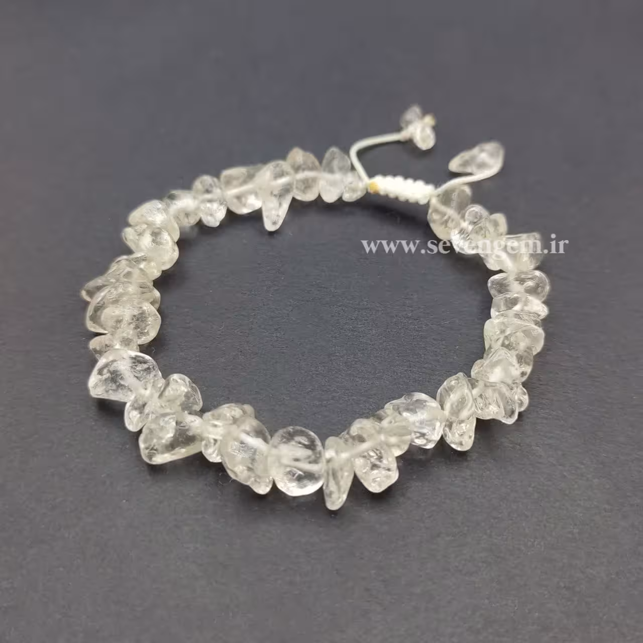 دستبند کریستال کوارتز چیپسی (کد388)