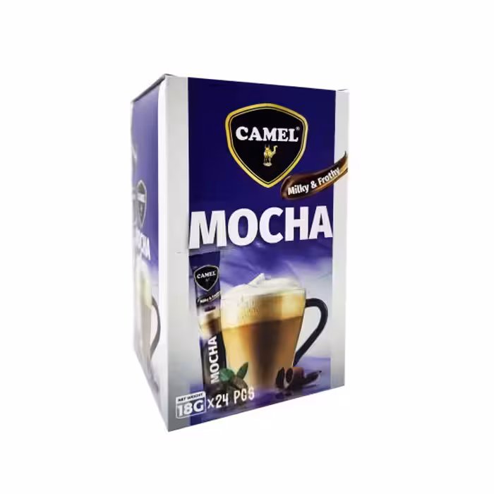قهوه فوری موکا کمل Camel Mocha بسته 24 عددی