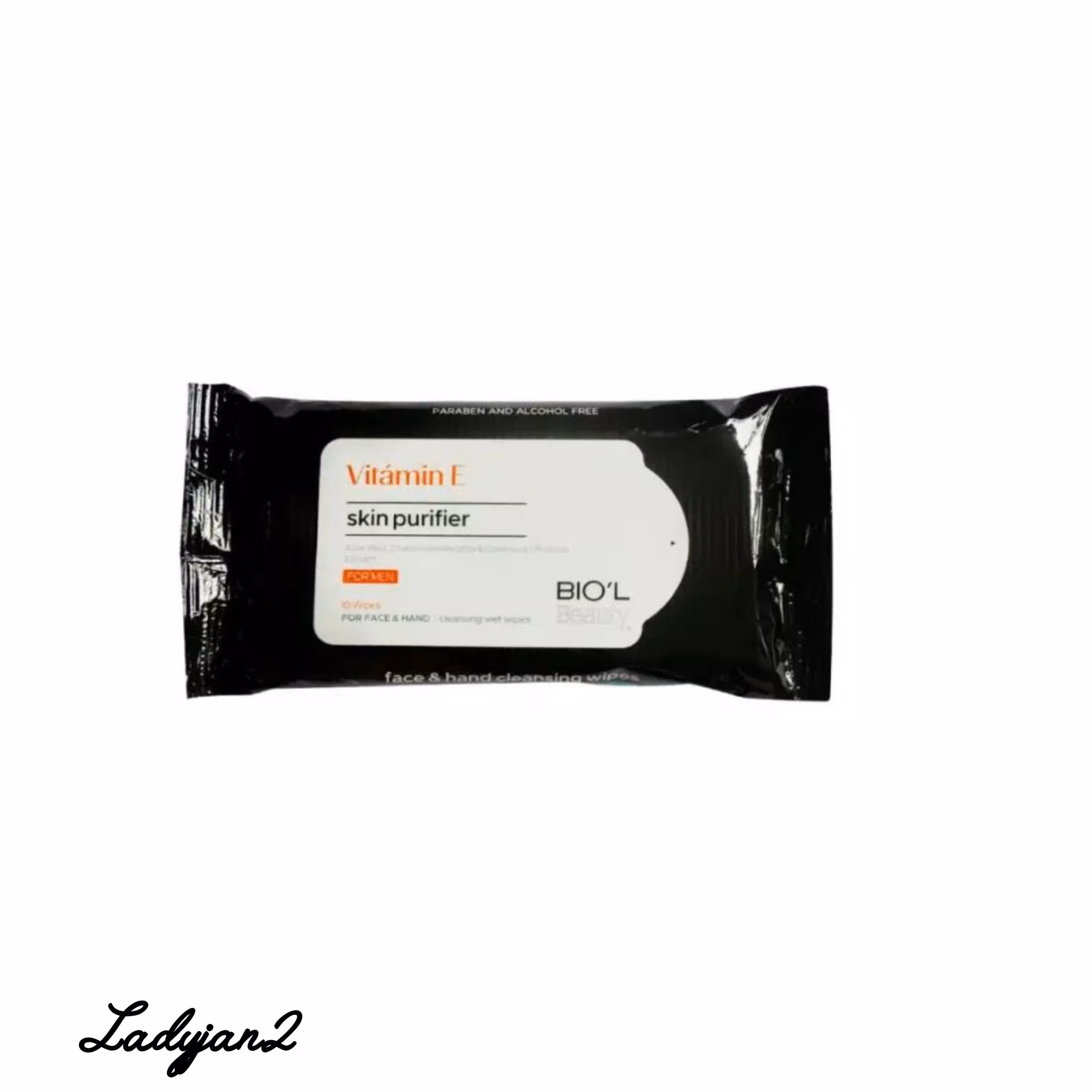 دستمال مرطوب پاک کننده دست و صورت آقایان بیول حاوی ویتامین E بسته 10 عددی