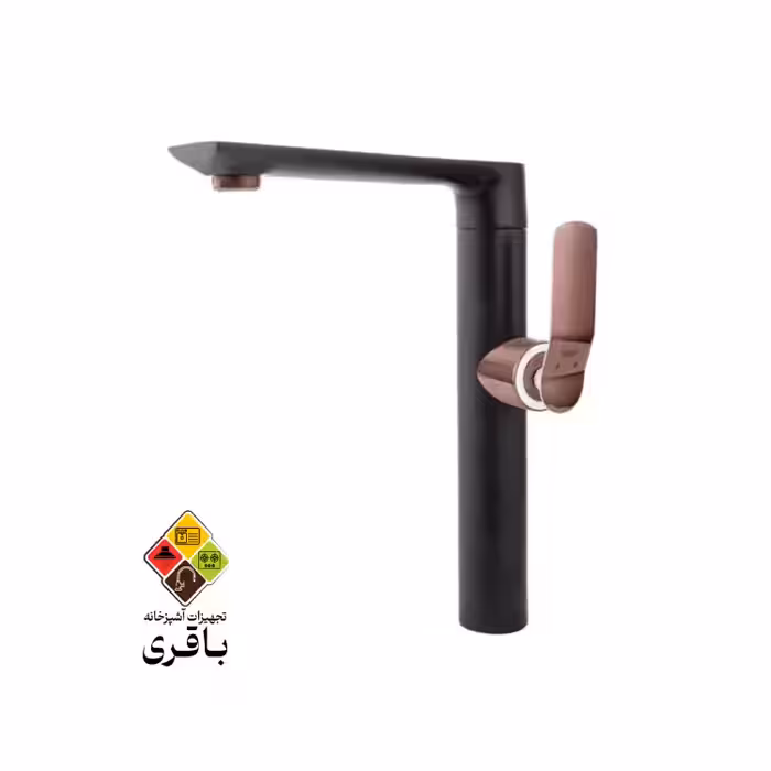 شیر ظرفشویی راسان مدل آوات مشکی رزگلد