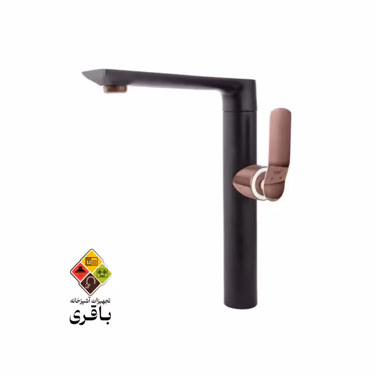 شیر ظرفشویی راسان مدل آوات مشکی رزگلد