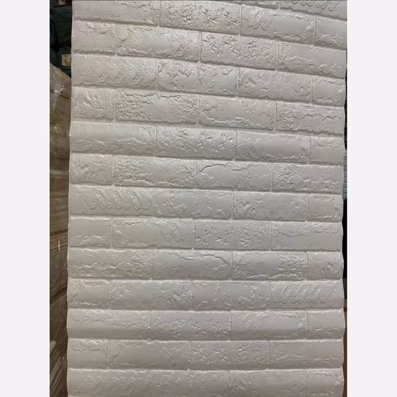 دیوارپوش فومی آجری رولی قفقازی بدون چسب 70در280 cm ضخامت 4.5 میل (پس کرایه)
