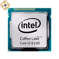 پردازنده مرکزی اینتل سری Coffee Lake مدل Core i3-9100تری