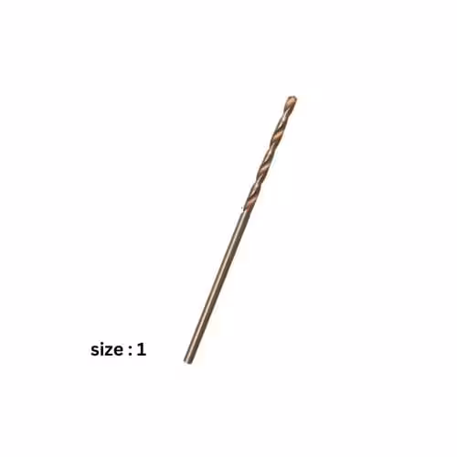 مته آهن سایز 1 میلی متر ( مینیاتوری ) کد 01