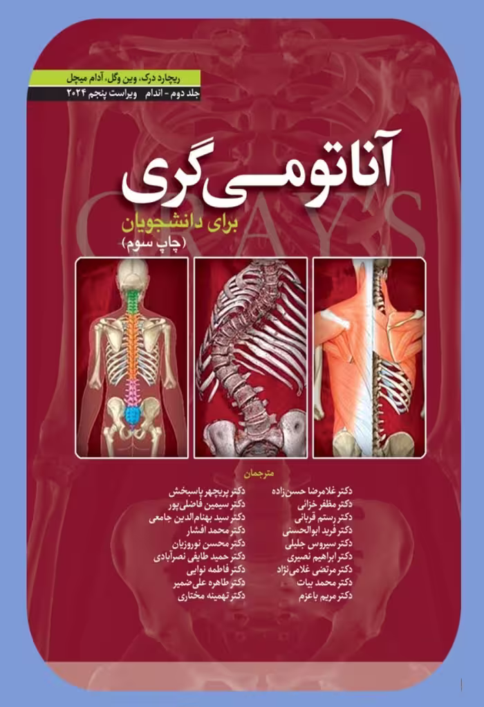آناتومی گری جلد دوم اندام 2024 درک مهدی زاده ابن سینا