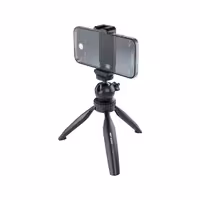 سه پایه رومیزی گرین لاین مدل Green Lion Mini Tripod with Phone Holder GNMITRISTBK