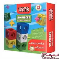 چینه مکعب آموزشی توتو مدل Toto 2089 بسته 40 عددی