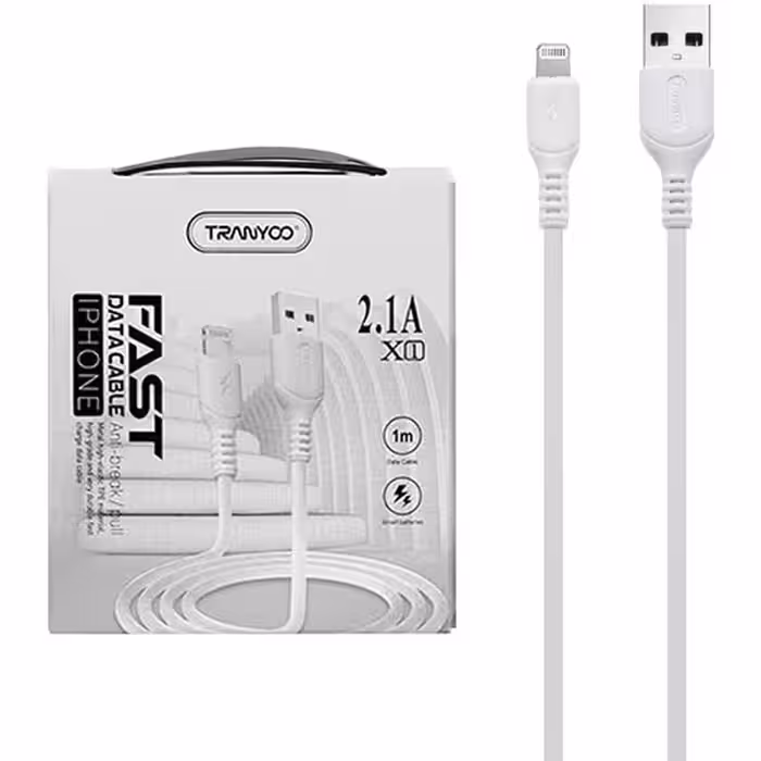 کابل شارژ آیفون فست شارژ ترانیو مدلB0016105055       X1