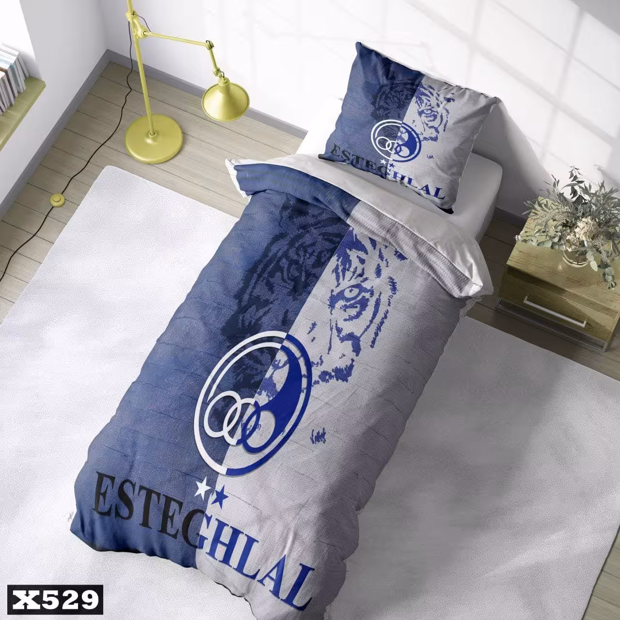 سرویس لحاف روتختی 1 نفره سه بعدی کالای خواب متین کد X 529