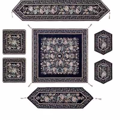 رومیزی 7 تکه رانر و کوسن