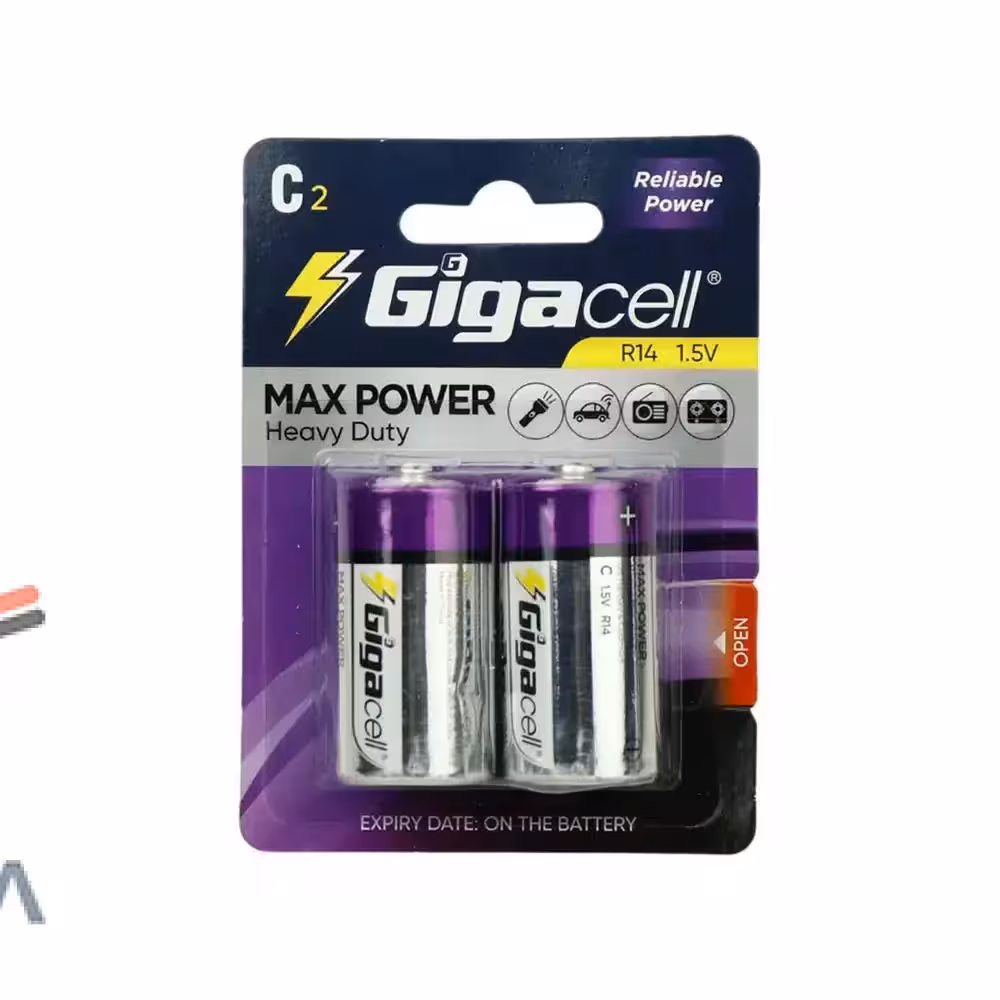 باتری گیگاسل متوسط کارتی پاور 2 عددی