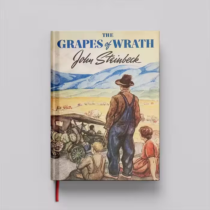 کتاب The Grapes of Wrath جلد سخت (HARDCOVER)